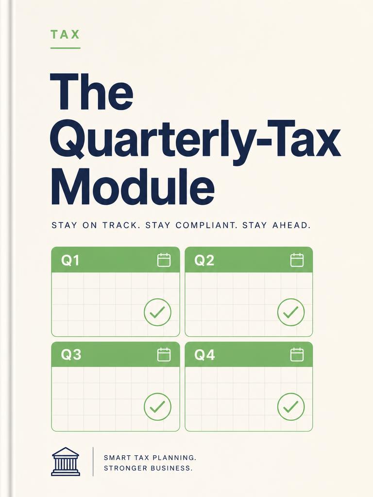 Cover of The Quarterly-Tax Module